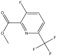 Methyl 3-fluoro-6-(trifluoromethyl)pyridine-2-carboxylate Structure