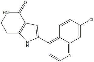  2-(7-chloroquinolin-4-yl)-6,7-dihydro-1H-pyrrolo[3,2-c]pyridin-4(5H)-one