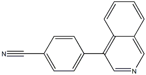 4-(isoquinolin-4-yl)benzonitrile Struktur
