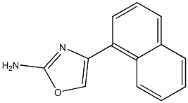 4-(naphthalen-1-yl)oxazol-2-amine Struktur