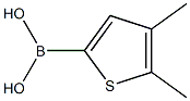 4,5-dimethylthiophen-2-ylboronic acid Struktur