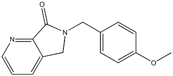 6-(4-methoxybenzyl)-5H-pyrrolo[3,4-b]pyridin-7(6H)-one, 919093-57-5, 结构式