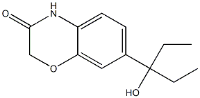 7-(3-hydroxypentan-3-yl)-2H-benzo[b][1,4]oxazin-3(4H)-one Struktur