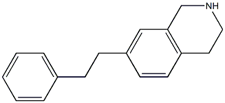 7-phenethyl-1,2,3,4-tetrahydroisoquinoline Structure