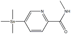 N-methyl-5-(trimethylstannyl)picolinamide Structure