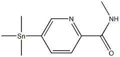 N-methyl-5-(trimethylstannyl)picolinamide Struktur