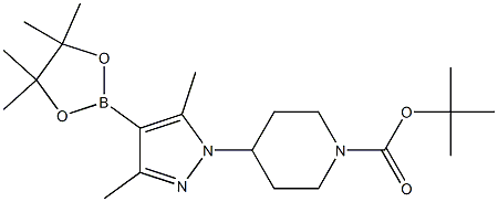 tert-butyl 4-(3,5-dimethyl-4-(4,4,5,5-tetramethyl-1,3,2-dioxaborolan-2-yl)-1H-pyrazol-1-yl)piperidine-1-carboxylate