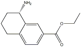 (S)-ethyl 8-amino-5,6,7,8-tetrahydronaphthalene-2-carboxylate Structure