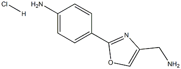 4-(4-(aminomethyl)oxazol-2-yl)aniline hydrochloride Structure