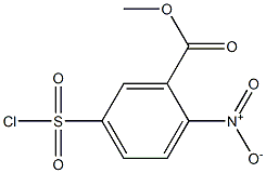 5-(氯磺酰基)-2-硝基苯甲酸甲酯,,结构式