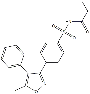 N-((4-(5-methyl-4-phenylisoxazol-3-yl)phenyl)sulfonyl)propionamide|帕瑞昔布钠杂质21