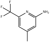 4-Methyl-6-(trifluoromethyl)-2-pyridinamine Structure