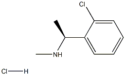 (S)-1-(2-氯苯基)-N-甲基乙胺盐酸盐, 2171225-73-1, 结构式