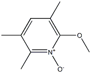 2,3,5-trimethyl-6-methoxy-1-oxidopyridin-1-ium 化学構造式
