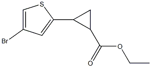 ethyl 2-(4-bromothiophen-2-yl)cyclopropanecarboxylate