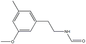 N-(3-methoxy-5-methylphenethyl)formamide Structure