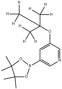 5-(tert-Butoxy-d9)-pyridine-3-boronic acid pinacol ester Struktur