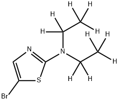 5-Bromo-2-(diethylamino-d10)-thiazole Struktur
