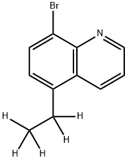 8-Bromo-5-(ethyl-d5)-quinoline Structure