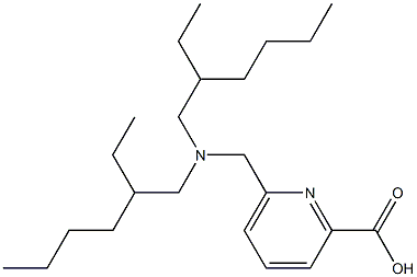 6-((bis(2-ethylhexyl)amino)methyl)picolinic acid Struktur