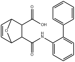 3-([1,1'-biphenyl]-2-ylcarbamoyl)-7-oxabicyclo[2.2.1]hept-5-ene-2-carboxylic acid 结构式