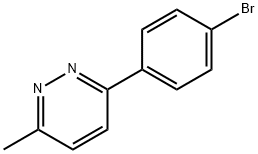 3-(4-溴苯基)-6-甲基哒嗪,100677-88-1,结构式