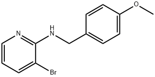 3-bromo-N-(4-methoxybenzyl)pyridin-2-amine Structure