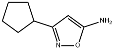 3-cyclopentyl-5-Isoxazolamine Structure