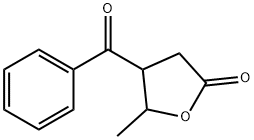 4-Benzoyl-5-methyldihydrofuran-2(3H)-one Struktur