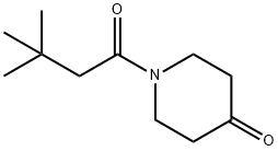 1-(3,3-二甲基丁酰基)哌啶-4-酮, 1016705-45-5, 结构式