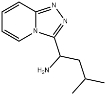 1-([1,2,4]三唑并[4,3-A]吡啶-3-基)-3-甲基丁烷-1-胺 结构式