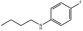 N-丁基-4-氟苯胺 结构式