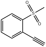 1-ethynyl-2-(methylsulfonyl)benzene Struktur