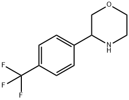 3-[4-(TRIFLUOROMETHYL)PHENYL]MORPHOLINE Struktur