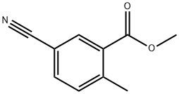 5-Cyano-2-methyl-benzoic acid methyl ester Structure