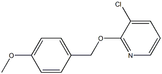 3-Chloro-2-(4-methoxybenzyloxy)pyridine Structure