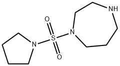 1-(1-pyrrolidinylsulfonyl)-1,4-diazepane 结构式