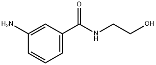 3-amino-N-(2-hydroxyethyl)benzamide Structure