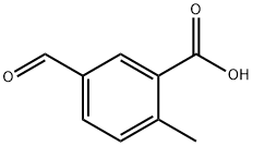 5-Formyl-2-methylbenzoic acid Struktur