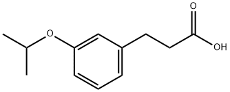 3-(3-Isopropoxy-phenyl)-propionic acid Struktur