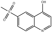 6-(methylsulfonyl)-4-Quinolinol Structure