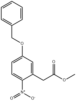 (5-Benzyloxy-2-nitro-phenyl)-acetic acid methyl ester|