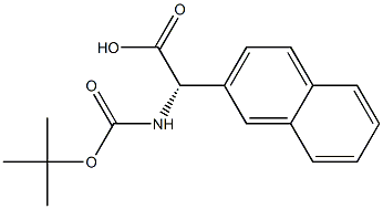 (2S)-2-[(TERT-BUTOXY)CARBONYLAMINO]-2-(2-NAPHTHYL)ACETIC ACID Structure