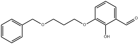 3-(3-(benzyloxy)propoxy)-2-hydroxybenzaldehyde Structure