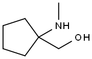 1-(methylamino)cyclopentanemethanol 化学構造式