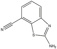 2-氨基苯并[D]噻唑-7-腈 结构式