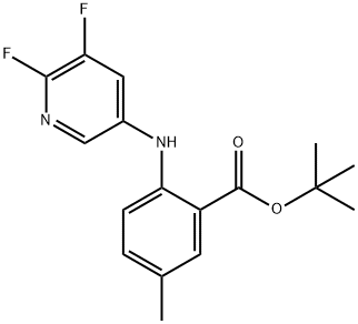 tert-Butyl 2-((5,6-difluoropyridin-3-yl)amino)-5-methylbenzoate|