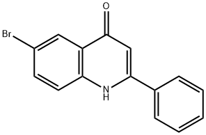 6-bromo-2-phenyl-4(1H)-Quinolinone Structure