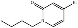 4-溴-1-丁基吡啶-2(1H)-酮, 1127499-22-2, 结构式