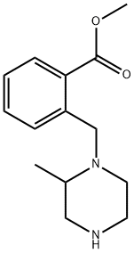 methyl 2-((2-methylpiperazin-1-yl)methyl)benzoate Structure
